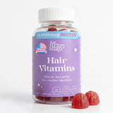 Hunny Bunny Biotin Gummies bottle front view with 60 gummies