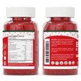 Hurdilen Biotin Gummies back view with nutritional information
