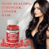 Hurdilen Biotin Gummies side view of the bottle