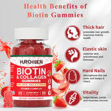 Hurdilen Biotin Gummies with natural strawberry flavour description