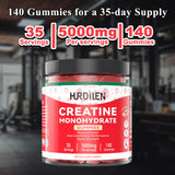 Hurdilen Creatine Monohydrate Gummies in a gym setting