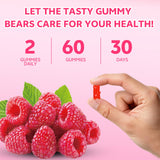 HUUAYAO Calcium Citrate Gummies 1200mg gummies in a hand