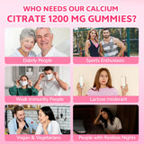 HUUAYAO Calcium Citrate Gummies 1200mg nutritional information
