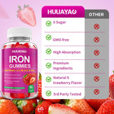 HUUAYAO Iron Gummies ingredients list