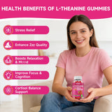 HUUAYAO L-Theanine Gummies with natural raspberry flavour