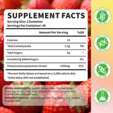 HUUAYAO Potassium Citrate Gummies natural strawberry flavour close-up