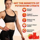 HUUAYAO Potassium Citrate Gummies showing serving size