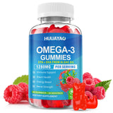 HUUAYAO Vegan Omega-3 Gummies front view with packaging