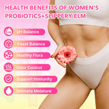HUUAYAO Women Probiotics Slippery Elm Gummies close-up of gummies