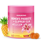 HUUAYAO Women Probiotics Slippery Elm Gummies front view