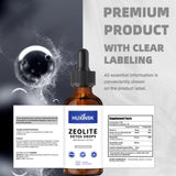 HUXINSK Liquid Zeolite Drops 150g ingredients list