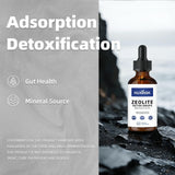 HUXINSK Liquid Zeolite Drops 150g with glass of water