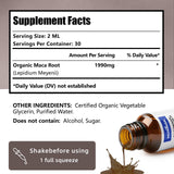 HUXINSK Maca Root Liquid Drops 60ml bottle with dropper