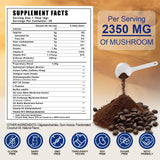 HUXINSK Mushroom Coffee 191g ingredients list