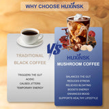 HUXINSK Mushroom Coffee 191g mixed in a cup