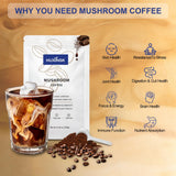 HUXINSK Mushroom Coffee 191g scoop with powder