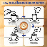 HUXINSK Mushroom Coffee 191g side view of packaging
