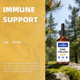 HUXINSK Pine Pollen Liquid Drops 60ml with a measuring spoon