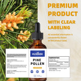 HUXINSK Pine Pollen Liquid Drops on a wooden table