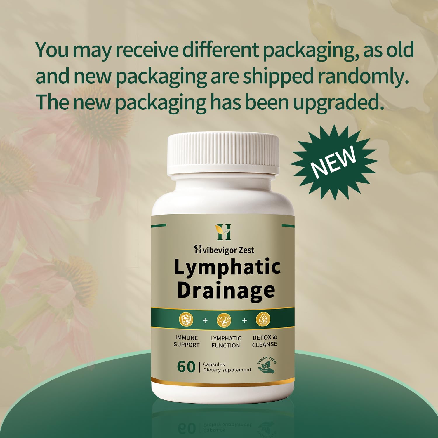 HVibeVigor Zest Echinacea supplement lifestyle scene