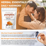 HWAXIGO Pumpkin Seed Oil with Saw Palmetto packaging details