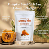 HWAXIGO Pumpkin Seed Oil with Saw Palmetto softgels lifestyle scene