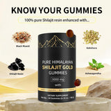 HWAXIGO Shilajit Gummies on a wooden table