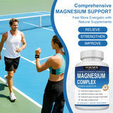 HWMS Magnesium Complex Capsules on a wooden table