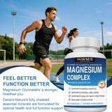 HWMS Magnesium Complex Capsules side view showing capsule details