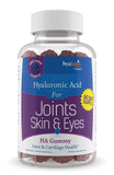 Hyalogic Hyaluronic Acid Gummies front view with mixed berry flavour