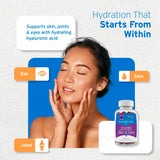 Hyalogic Hyaluronic Acid Gummies packaging showing nutritional information