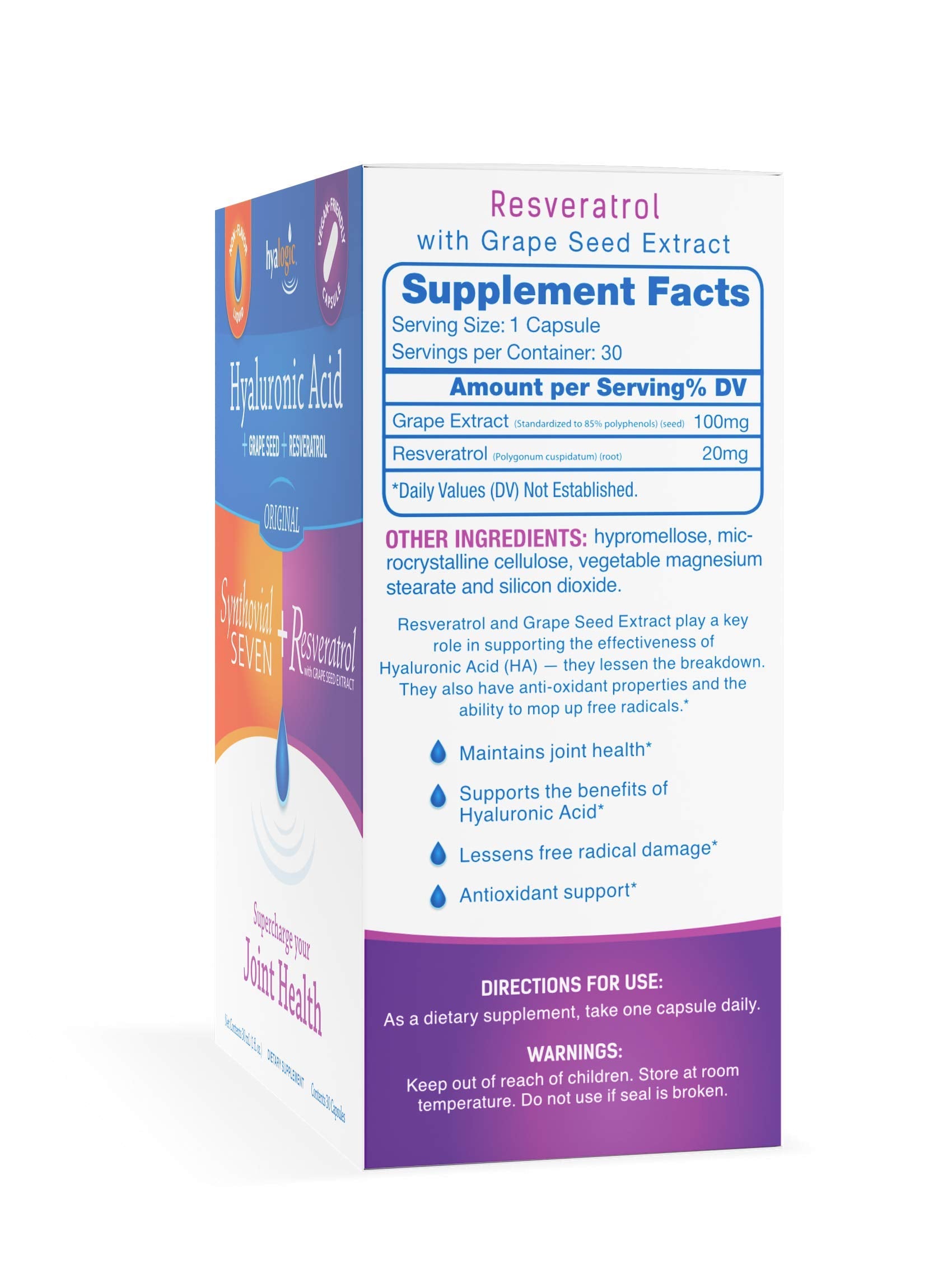 Hyalogic Synthovial Seven Plus bottle with cap