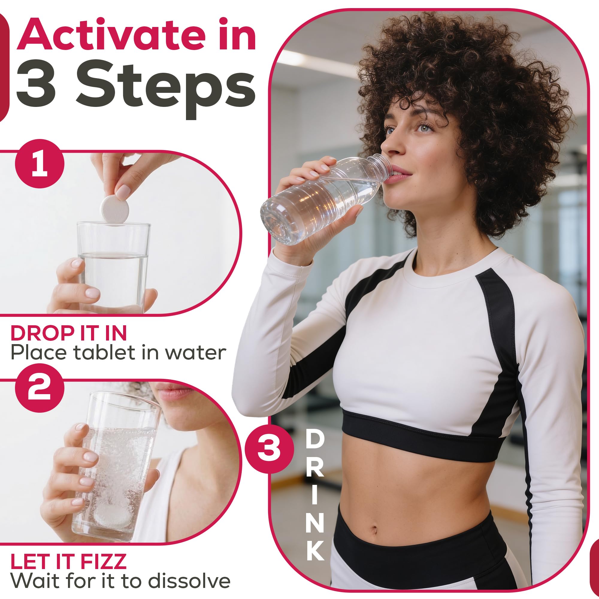 HyAqua Molecular Hydrogen Water Tablets close-up of tablet