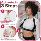 HyAqua Molecular Hydrogen Water Tablets close-up of tablet