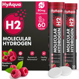 HyAqua Molecular Hydrogen Water Tablets packaging front view