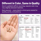 HyberVive Happy Saffron Supplement 88.5mg capsule ingredients list