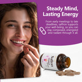 HyberVive Happy Saffron Supplement 88.5mg capsule side view
