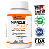 Hybrid Nutraceuticals Miracle Multi Liquid Cap Multivitamin with fruits and vegetables