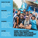 Hydralit 5-HTP Rave use Aid Pills side view