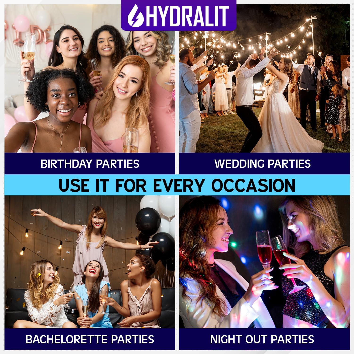 Hydralit Happy Hour Patches discreet use during event