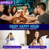 Hydralit Happy Hour Patches easy application on skin