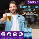 Hydralit Happy Hour Patches lifestyle scene in travel bag