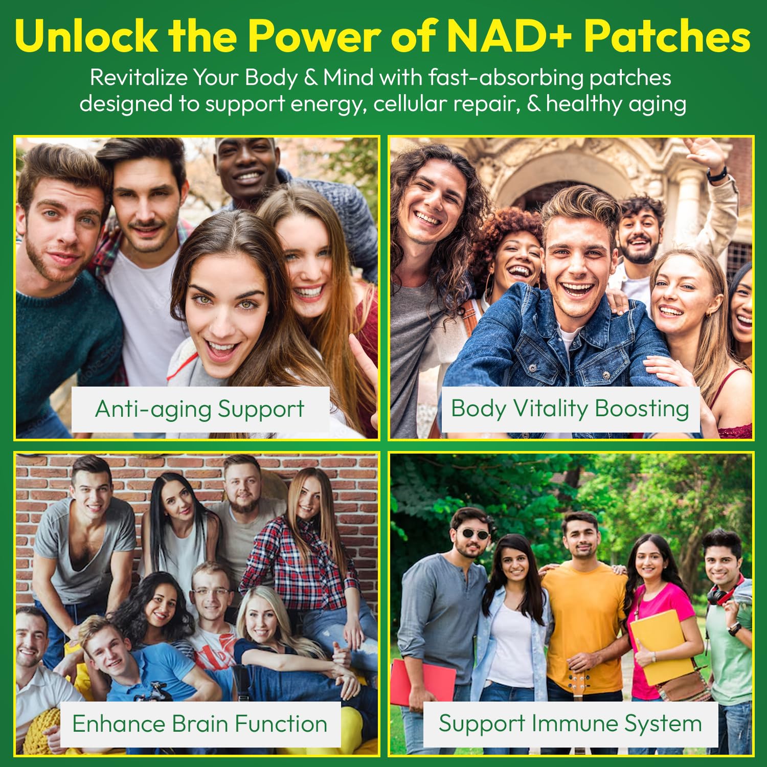 Hydralit NAD+ Patches in travel-friendly packaging