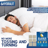Hydralit Sleep Patches showing application instructions