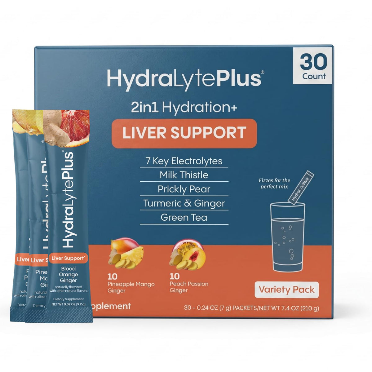 Hydralyte Plus Liver Support 340g front view packaging