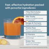 Hydralyte Plus Liver Support 340g lifestyle scene with water