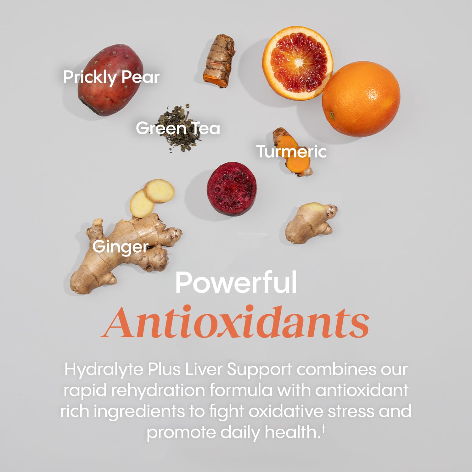 Hydralyte Plus Liver Support 340g with other health supplements