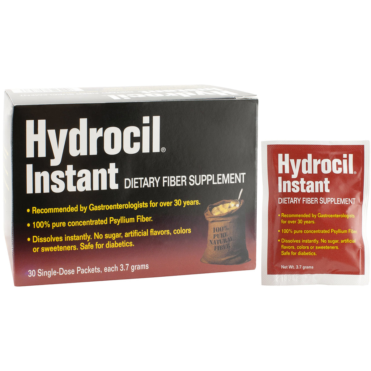 Hydrocil Psyllium Fiber Supplement 113g front view