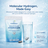 Hydroliv Magnesium Effervescent Tablets in water dissolving