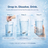 Hydroliv Magnesium Effervescent Tablets side view